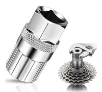 Outil 2-en-1 Démonte-Cassette Vélo, Compatible Shimano 5-12 Vitesses, Démonte Roue Libre, Extracteur de Cassette monte Roue, Outils Vélo en Acier Traité Thermiquement