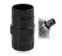 Outil 2-en-1 Démonte-Cassette Vélo en Acier Trempé, Compatible Shimano 5-12 Vitesses, Extracteur Cassette et à Roue Libre, Outil Réparation Vélo Compact et Durable pour Atelier et Entretien à Domicile