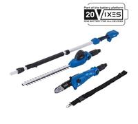 Outil 2 en 1 Elagueuse + Taille-haies sans fil Scheppach C-PHTS410-X
