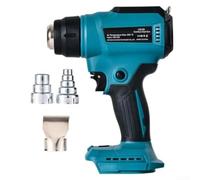 Outil à air chaud sans fil avec deux options de température et éclairage LED, avec isolation de la coque froide pour une manipulation sûre pendant le rétrécissement de la chaleur et la décongélation