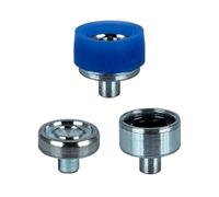 Outil à bouton-poussoir compatible avec les pinces Prym Vario Creative Tool et Prym Vario - Uniquement pour les boutons-pression en jersey sans couture de Getmore Crafts/Parts - Boutons pression sans