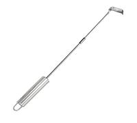 Outil à cendres - Rake de grille en acier inoxydable pour l'élimination des cendres | Outil de nettoyage mensonge pour barbecue, râteau à cendres extensible, grille robuste pour