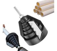 Outil À Chanfrein Métallique, Appareil de Biseautage Manuel pour Tuyaux, Coupe-Tube PVC 20-63mm Avec Grattoir À Biseau Pour Bois Carrelage Plomberie Revêtements Sol Construction