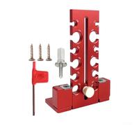 Outil à chevilles en alliage d'aluminium à 12 trous avec ouverture réglable pour perceuse électrique dans la fabrication de tiges en bois avec lames remplaçables