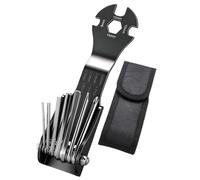 Outil à clé multiple, 11 en 1 Outil à main pliable pour réparations avec clé, kit de tournevis, pour lunettes, montre, ordinateur, bricolage, réparation de voiture