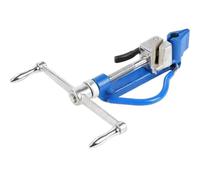 Outil à cliquet en acier inoxydable bleu for sangles, pistolet de serrage de sangles en acier, palan de type treuil, fabriqué en Chine continentale