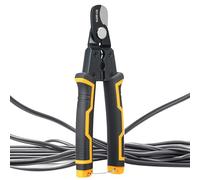 Outil à Dénuder les Fils - Outil de Coupe Multifonction - Couteaux Multifonctions avec Verrou de Sécurité et Confort Ergonomique pour Dénuder et Couper Fils Câbles