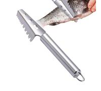 Outil à Écailler Poisson | Grattoir à Poisson,Grattoir en Acier Inoxydable pour Chef Cuisine Maison Famille Préparation de Fruits de Mer Cuisson et Voyages de Camping