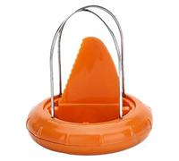 Outil à éplucher les fruits : coupe-fruits en acier inoxydable de 6 cm, coupe-orange ABS, dénoyauteur de kiwi ergonomique avec design lavable au lave-vaisselle | Gadget de préparation de co