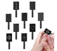 Outil à ongles magnétique | Lot de 9 pièces de haute puissance,Aimant pour création de motifs gel ongles,pour Femmes Adultes Artistes Maison Salon Voyage Création Dessin