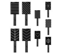 Outil à ongles magnétique | Lot de 9 pièces de haute puissance - Stylo à aimant pour vernis semi-permanent gel,pour Femmes Adultes Artistes Maison Salon Voyage Création Dessin