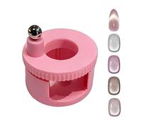 Outil à ongles magnétique, rotation à 360 degrés, accessoire de perles de verre, aimant puissant, outil de pratique artistique de salon, pour débutants, femmes, filles, design de manucure à domicile