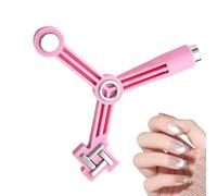 Outil à ongles magnétique - Triangle portable magnétique pour bricolage, kit d'ongles 4 en 1 multifonction - Pour intérieur extérieur, maison, salon, voyage, beauté femme adulte débutant