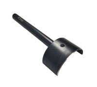Outil à perforer le cuir, Outil d'artisanat du cuir demi-rond, perforateur noir, plusieurs tailles(B)