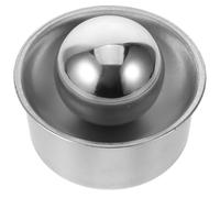Outil à Raviolis en Acier Inoxydable, Presse Manuelle Compacte Cuisine | Surface Lisse Argentée, pour Ravioli et Feuilles de Wonton, avec Presseur et Formeur de Boule