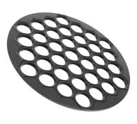 Outil à Raviolis en Alliage D'aluminium 37 Trous pour Débutants | Forme Compacte pour Grandes Fournées, Usage Maison Cuisine de Fête, Couleur Noire
