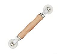 Outil à rouleau pour projets de réparation et de remplacement de porte moustiquaire avec poignée ergonomique pour un fonctionnement fluide (blanc)