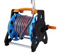 Outil À Rouleau Robuste - Enrouleur De Tuyau D'arrosage, Chariot De Lavage De Voiture Mobile, Jeu De Roues Distinctives, Unité De Rangement Fantaisie, Ensemble Mural Résilient, Étui Spécial | Équipeme