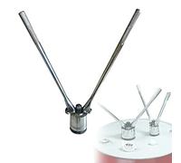 Outil à sertir pour tambour d'huile - Pince à capuchon d'étanchéité de 35 mm et 70 mm pour barils de 200 L - Scellant de couvercle de tambour d'huile durable - Sertissage robuste pour une étanchéité