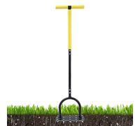 Outil aérateur de pelouse - de feutrage avec poignée en T pour extracteur d'air de sol | Pour extérieur, jardin, paysage, pépinière, cour, et rétro