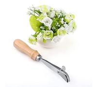 Outil Ajustable De Bordure Creaser Leathercraft DIY Outil De Travail En Cuir Poignée En Bois Bricolage Maroquinerie