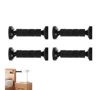 Outil anti-tremblement pour cadre de lit - Butée de lit pour tête de lit - Lot de 4 butoirs couineurs réglables - Forte adhérence - Barres de support fixes - Support de meubles - Outil de nuit pour