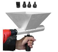 Outil applicateur de mortier robuste - Guide de calfeutrage électrique, kit de buse de coulis | Outil de construction de pulvérisateur de joint, projets de base, finition murale, doublure de brique