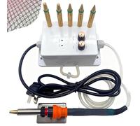 Outil applicateur de strass Hotfix avec température réglable jusqu'à 400 °C, 6 embouts interchangeables pour travaux manuels sur tissu