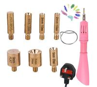 Outil Applicateur Hotfix, Kit Applicateur De Pose De Strass, Ensemble D'outils De Pose De Strass, Outil De Pose De Bijoux, Pistolet Thermique, Strass, Stylo De Sélection De Pierres Précieuses Avec 7 E