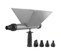 Outil automatique pour application de mortier pour jointoiement avec 4 buses - Construction en acier au carbone pour murs de briques, sols et carreaux - Machine à coulis de ciment portable (A)