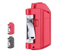 Outil Automatique pour NœU.S De Pêche, Machine électrique pour Nouer Les Lignes Tresse vers Bas, Dispositif Portable D'aide Au Raccordement Rapide, Pêche en Plein Air pour Les Passionnés(Red,Battery)