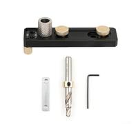 Outil auxiliaire de poinçonnage en aluminium avec guide de gabarit et localisateur de position de perçage conçu pour un positionnement précis des trous sur des profils de 20 mm, 30 mm, 40 mm