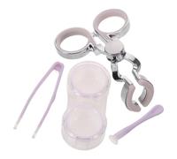 Outil Auxiliaire pour Lentilles de Contact, Applicateur Portable ABS | Kit D’insertion et Retrait, Micro-aspiration, Usage Voyage, Débutants et Ongles Longs