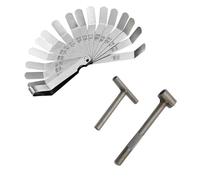 Outil Calage Volant d’inertie Clé de réglage de vis de Moteur de Moto, Outils de réglage du Jeu des soupapes + jauge d'épaisseur 0,005 à 0,020 Pouce Arrache Volant(1Set)