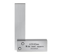 Outil carré professionnel en acier au carbone de type L avec mises à niveau calibrées pour l'ingénierie, la rédaction et la construction Équerre professionnelle de travail des métaux