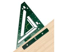Outil carré | Règle en acrylique multifonction de 10 cm - Triangle carré avec bloc gabarit | pour la construction, le travail du bois, le travail des métaux, les projets de meubles, les travaux
