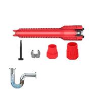 Outil Clé Pour Robinet | Kit Ergonomique et Anti-Dérapant | Outil pour Dessous d'Évier et Robinet - pour Réparation de Canalisations Lavabo Cuisine Salle de Bain Intérieur Extérieur Plombier