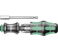 Outil compact avec compartiment pour embouts Wera 05073240001 Kraftform Kompakt 28 SB