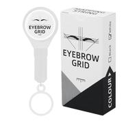 Outil compact de positionnement de tatouage des sourcils, cartographe de sourcils léger avec marqueur de corde, guide précis des sourcils pour maquilleurs professionnels et blogueurs beauté