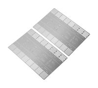 Outil Comparatif Taille Mouture Café | 2 Pièces Tableau de Grosseur de Mouture,Comparateur Texture Guide Mesure Café Idéal Maison Bureau Découverte Publics