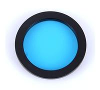 Outil compatible avec 1 oculaire en alliage d'aluminium de 2 pouces, télescope astronomique, lentille oculaire, filtre pour nébuleuse, lune, M48 x 0,75 mm (couleur : jaune)(Blue)