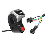 Outil compatible avec Bolt 1pc 2 en 1 Bouton de commutation de klaxon de lumière Vélo électrique VTT E-Bike Scooter Phare avant Bouton de commutation de sonnette