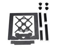 Outil compatible avec Clone Original Compatible avec les pièces d'imprimante 3D Prusa i3 MK3, cadre en alliage d'aluminium, chariot Y avant avec plaque arrière + kit de profil en aluminium noir