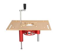 Outil compatible avec élévateur de table de défonceuse, 0 ~ 47 mm, système de levage manuel pour défonceuse, plaque de base pour S8-2, tables élévatrices (noir)