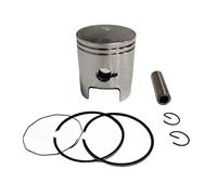 Outil compatible avec Ensemble de segments de piston pour pièces de moteur, alésage 56 mm, kit de segments de piston de remplacement adapté pour compatible avec SUZUKI TS125 125cc TS125