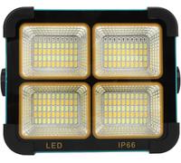 Outil compatible avec Lampe de travail solaire à LED super brillante 100 W 10 000 lm IP66 étanche rechargeable portable