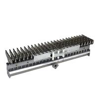 Outil compatible avec Pièces de cuisinière à gaz GPL NG à torréfaction commerciale Interface de bride G1/2' G3/8' Interface de filetage externe Brûleur à 25 rangées(B,Natural gas)