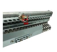 Outil compatible avec Pièces de cuisinière à gaz GPL NG à torréfaction commerciale Interface de bride G1/2' G3/8' Interface de filetage externe Brûleur à 25 rangées(A,Natural gas)