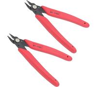 Outil compatible avec Pince à dénuder 2 pièces Pince diagonale Pince coupante latérale pour câble et fil Outil de dénudage en acier au carbone Idéal pour une coupe nette et une pince coupante latérale