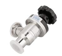 Outil compatible avec Vanne d'isolement à soufflet KF16, vanne d'isolement manuelle à angle droit pour vide élevé, en acier inoxydable 304 avec poignée